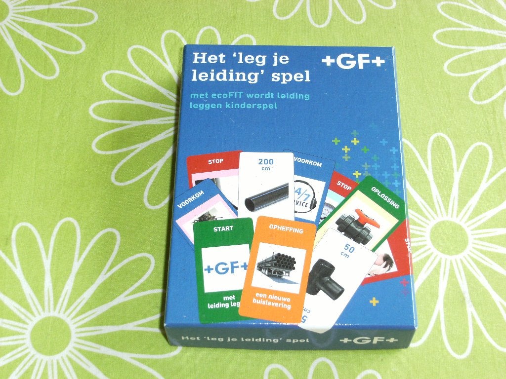 Nieuw: het - leg je leiding - spel van +GF+, Een of twee spelers, Ophalen of Verzenden, Zo goed als nieuw
