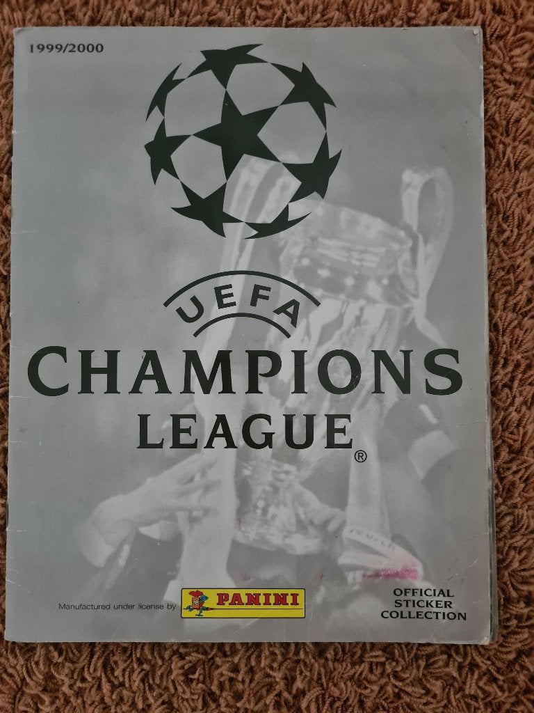 Panini UEFA Champions League 1999/2000 album incompleet, Ophalen of Verzenden, Gebruikt, Buitenlandse clubs, Poster, Plaatje of Sticker