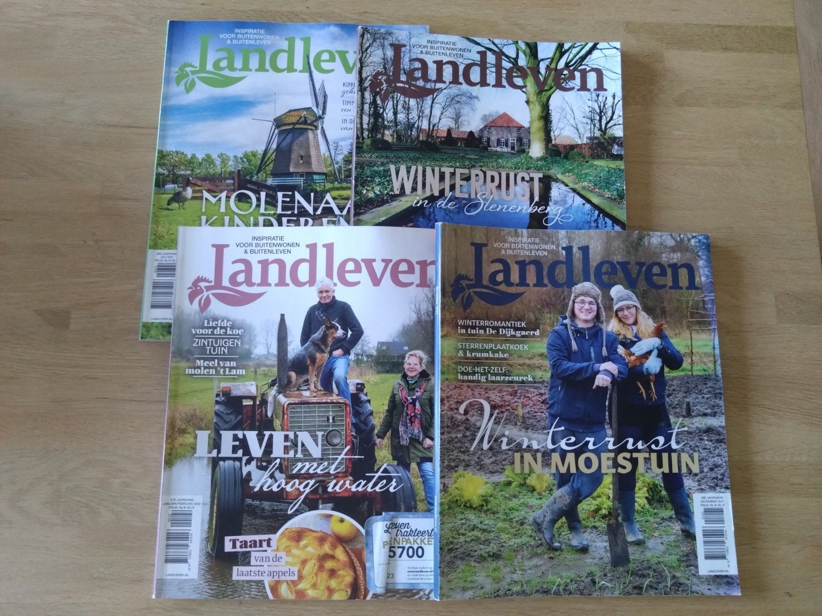 Vier tijdschriften van Landleven uit 2021 en 2022., Boeken, Tijdschriften en Kranten, Ophalen of Verzenden, Zo goed als nieuw