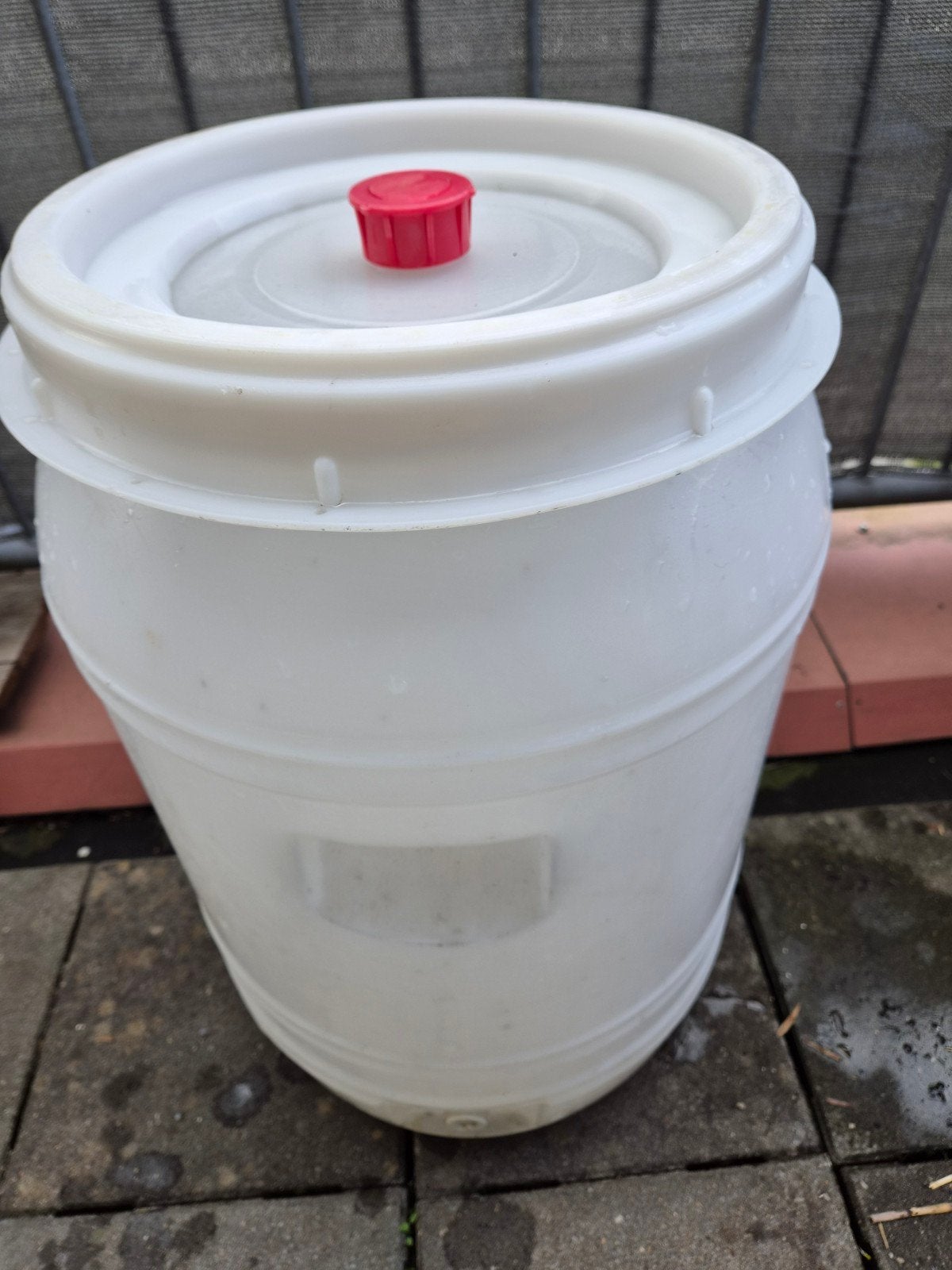 45 liter ton met accesoires., Tuin en Terras, Minder dan 75 liter, Ophalen, Gebruikt