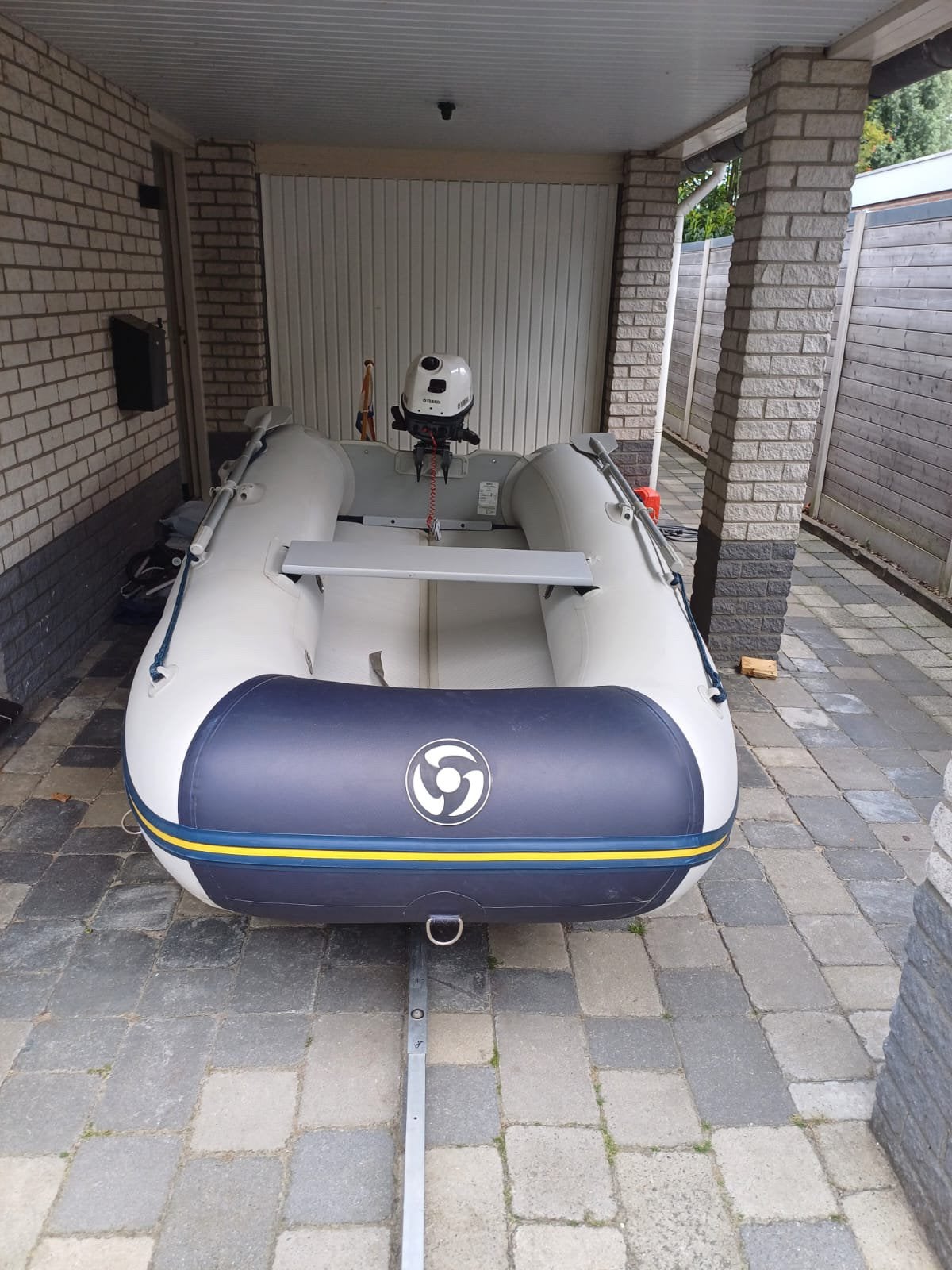 Rubberboot, Watersport en Boten, Bootonderdelen, Ophalen of Verzenden, Zo goed als nieuw, Overige typen, Motorboot