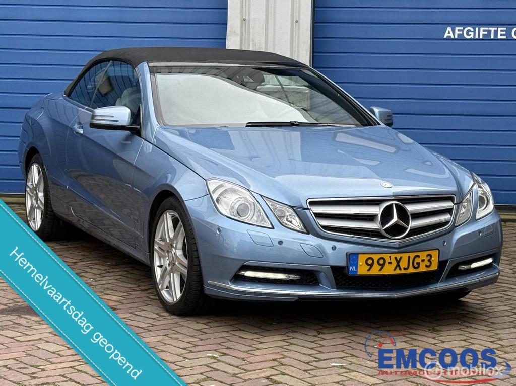 Mercedes E-klasse Cabrio 200 CGI Avantgarde * Airco * Cruise, Auto's, Mercedes-Benz, Euro 5, Achterwielaandrijving, 4 cilinders