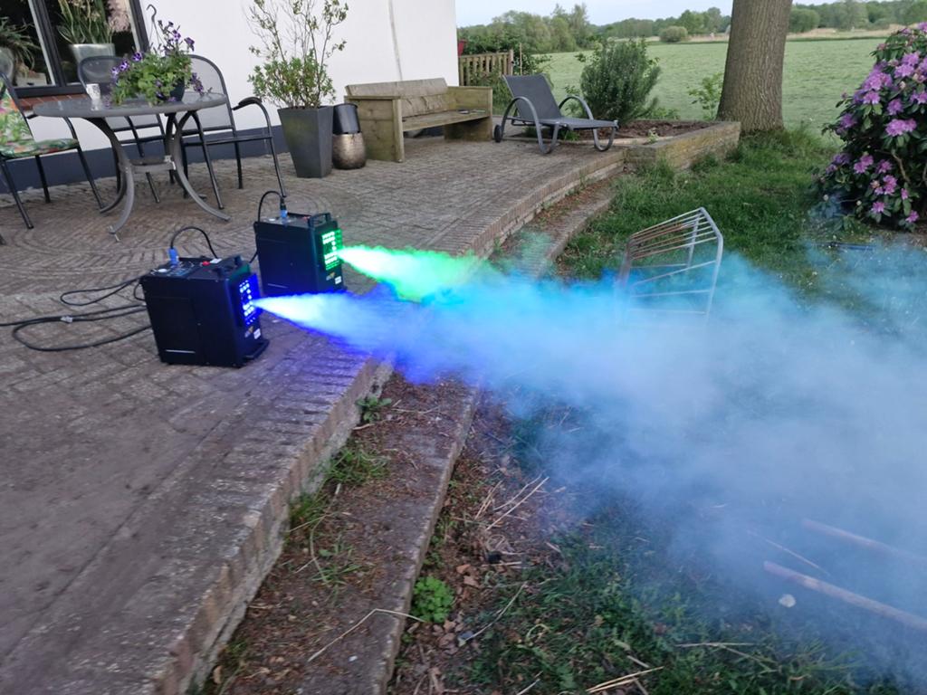 Rookmachines te huur Smokejets., Ophalen, Nieuw, Overige
