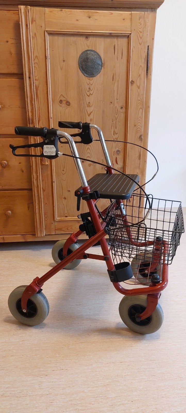 mooie rode rollator, Diversen, Ophalen, Gebruikt