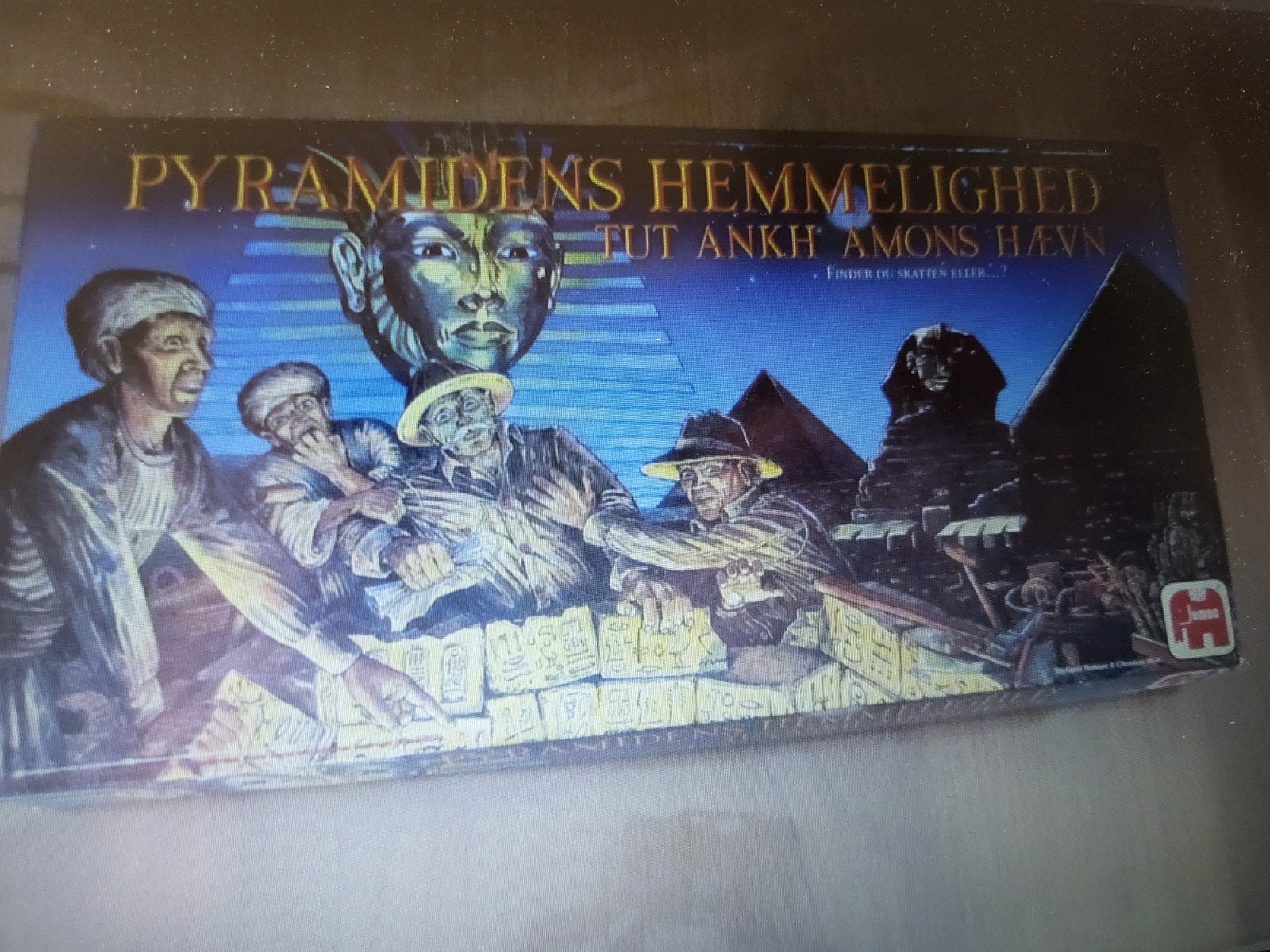 Pyramidens Hemmelighed - Tut Ankh Amons Hevn Bordspel, Hobby en Vrije tijd, Drie of vier spelers, Ophalen of Verzenden, Zo goed als nieuw