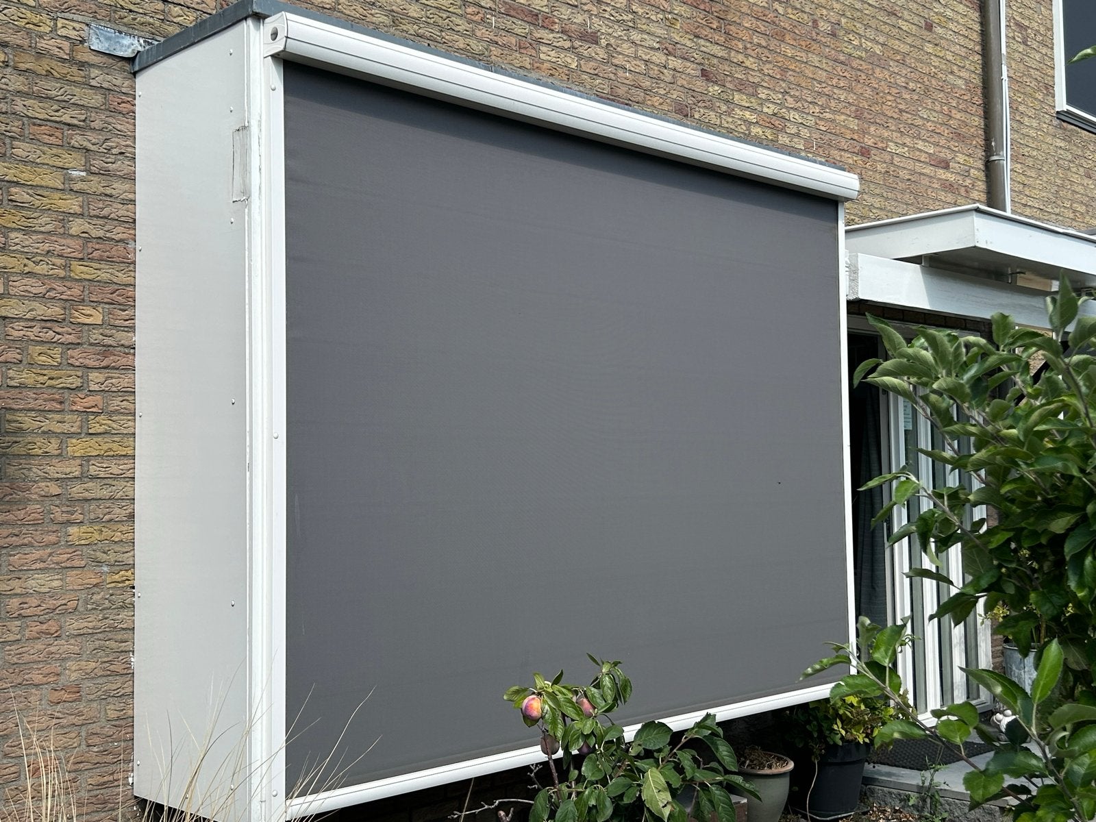 TK ekectrische zipscreen met somfy motor., Ophalen, Gebruikt, Elektrisch, Minder dan 250 cm