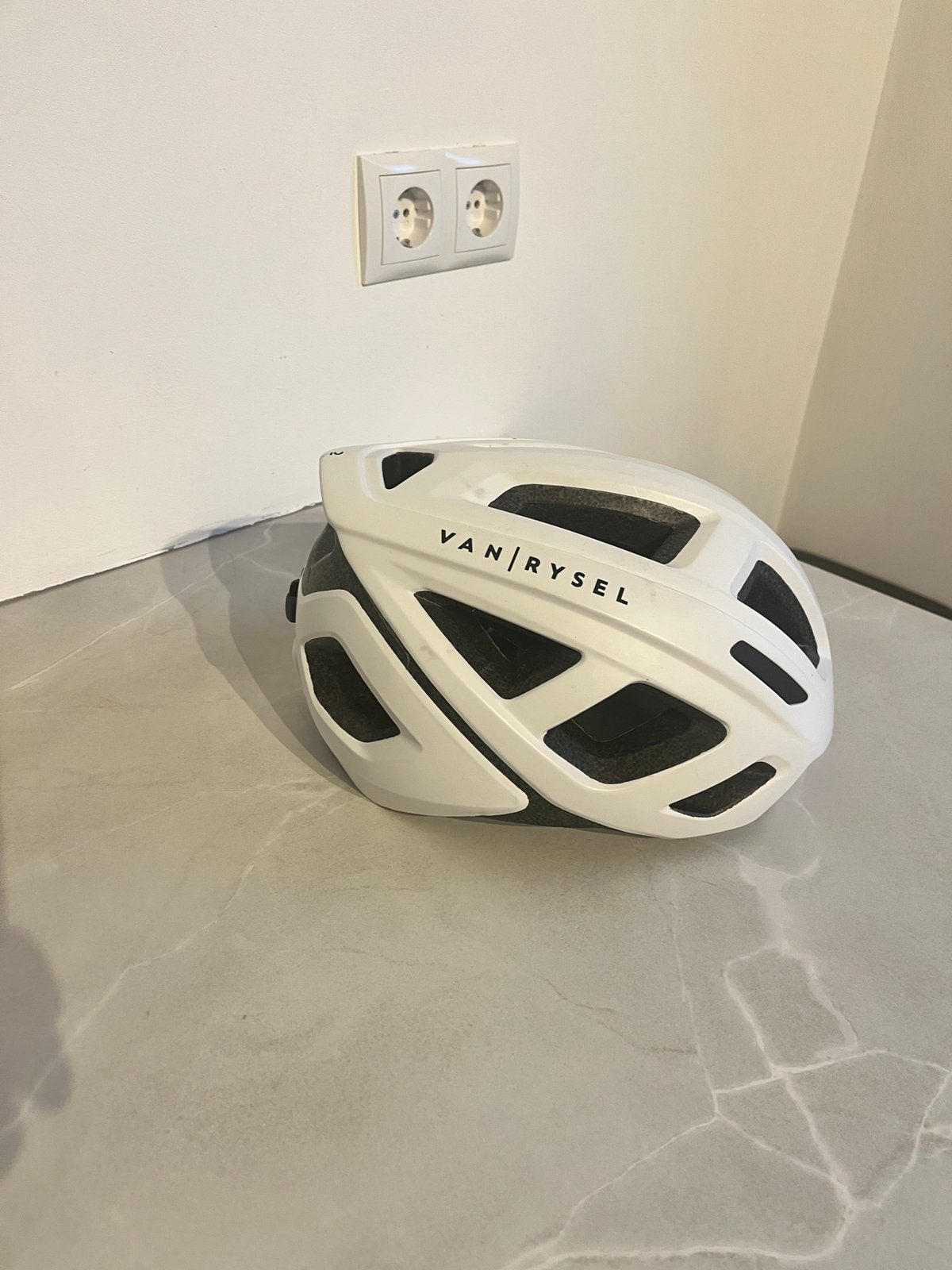 Decathlon Van Rysel Roadr 500 Fietshelm Wit Maat L, Ophalen, Zo goed als nieuw, L, Heer of Dame