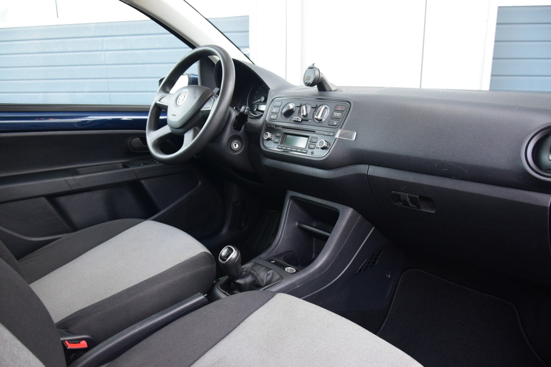 Skoda Citigo 1.0 Elegance Pano/Dak Stoelverwarming Priv/Glas, Auto's, Voorwielaandrijving, Stof, Gebruikt, Blauw