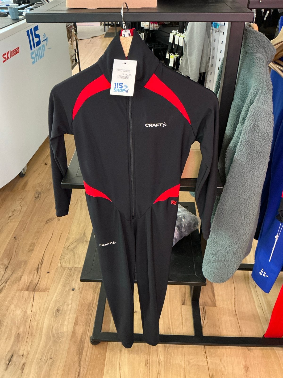 Craft thermo schaatspak zwart/rood - Maat S, Ophalen of Verzenden, Zo goed als nieuw, Overige typen, Overige merken