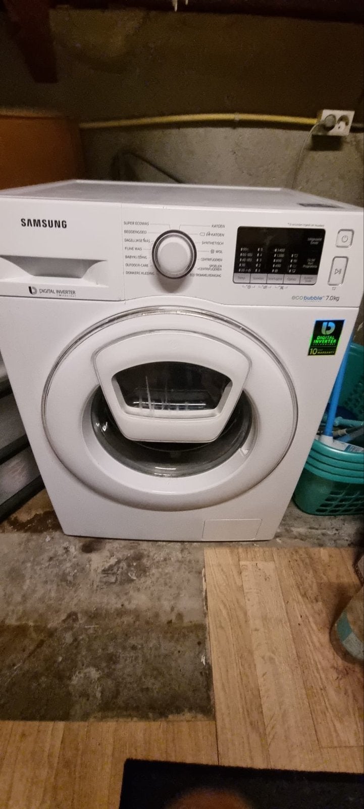 Samsung Wasmachine EcoBubble 7kg - Ophalen Lelystad, Ophalen, 6 tot 8 kg, Gebruikt, Voorlader