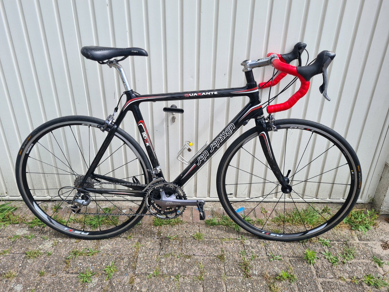 Mooie Jan Janssen Quarante full carbon racefiets,  55 cm, Fietsen en Brommers, Gebruikt, Carbon, Meer dan 20 versnellingen, 53 tot 57 cm
