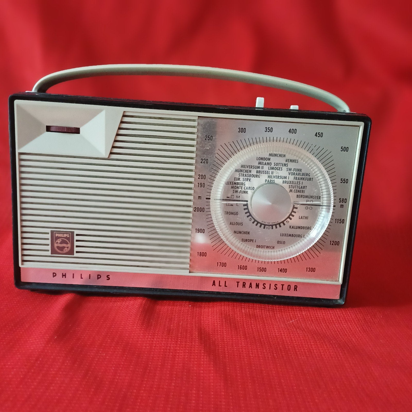 Philips All Transistor Radio -, Audio, Tv en Foto, Ophalen, Gebruikt, Transistorradio