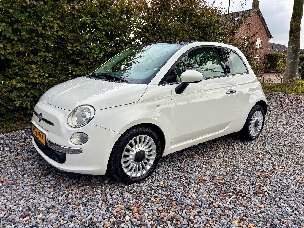 Fiat 500 0.9 Twinair Lounge Apple Carplay, Pano dak 2011 👌, Auto's, Voorwielaandrijving, Dealer onderhouden, Handgeschakeld, Grijs