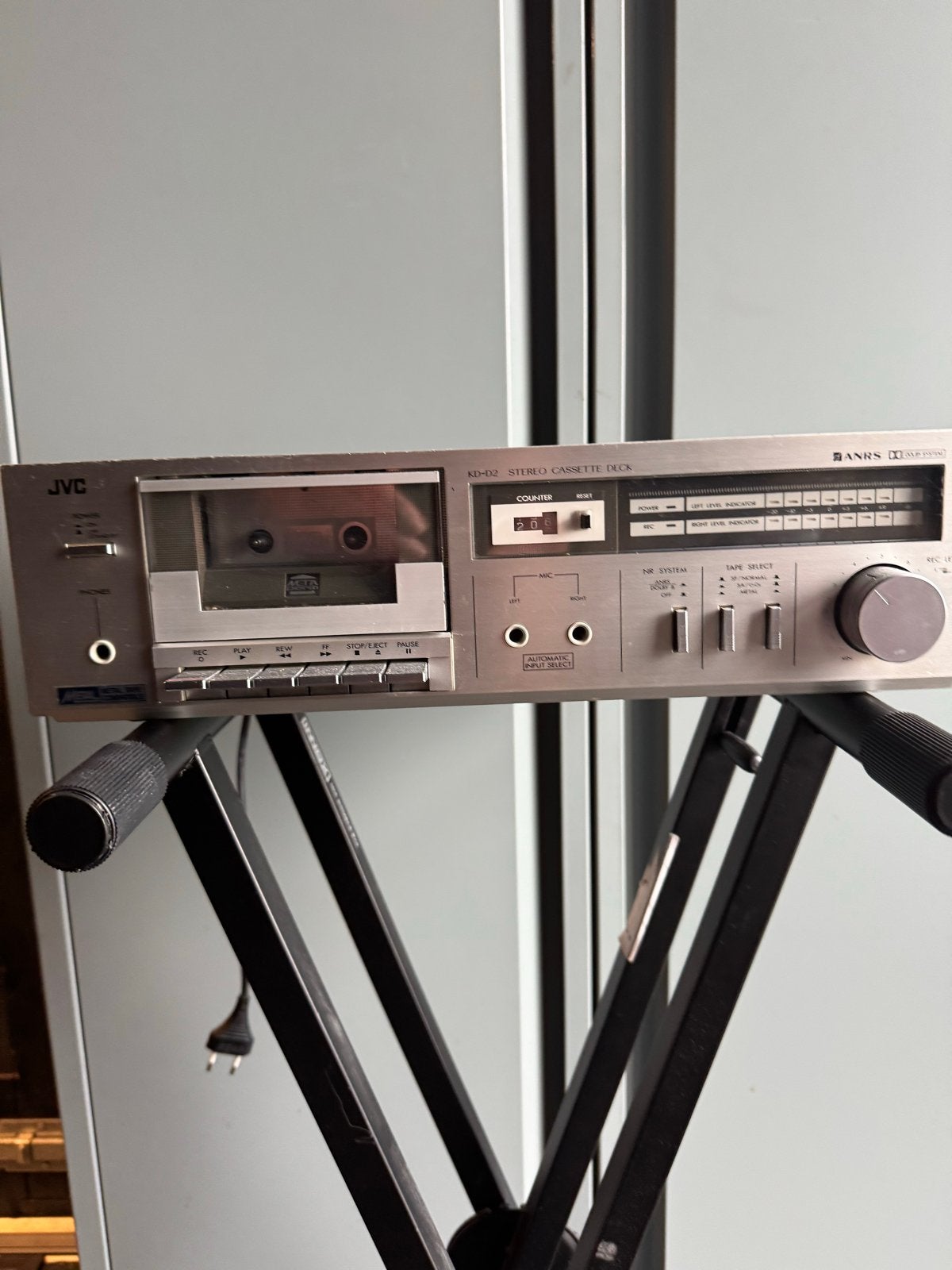 JVC KD-D2 Stereo Cassettedeck - Vintage Audio, Ophalen, Enkel, JVC, Tape counter