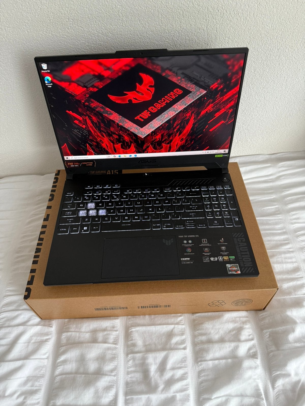 Asus TUF Gaming Laptop RTX 4060 | Ryzen 5 | 16GB DDR5 |, Computers en Software, Windows Laptops, 15 inch, Ophalen of Verzenden