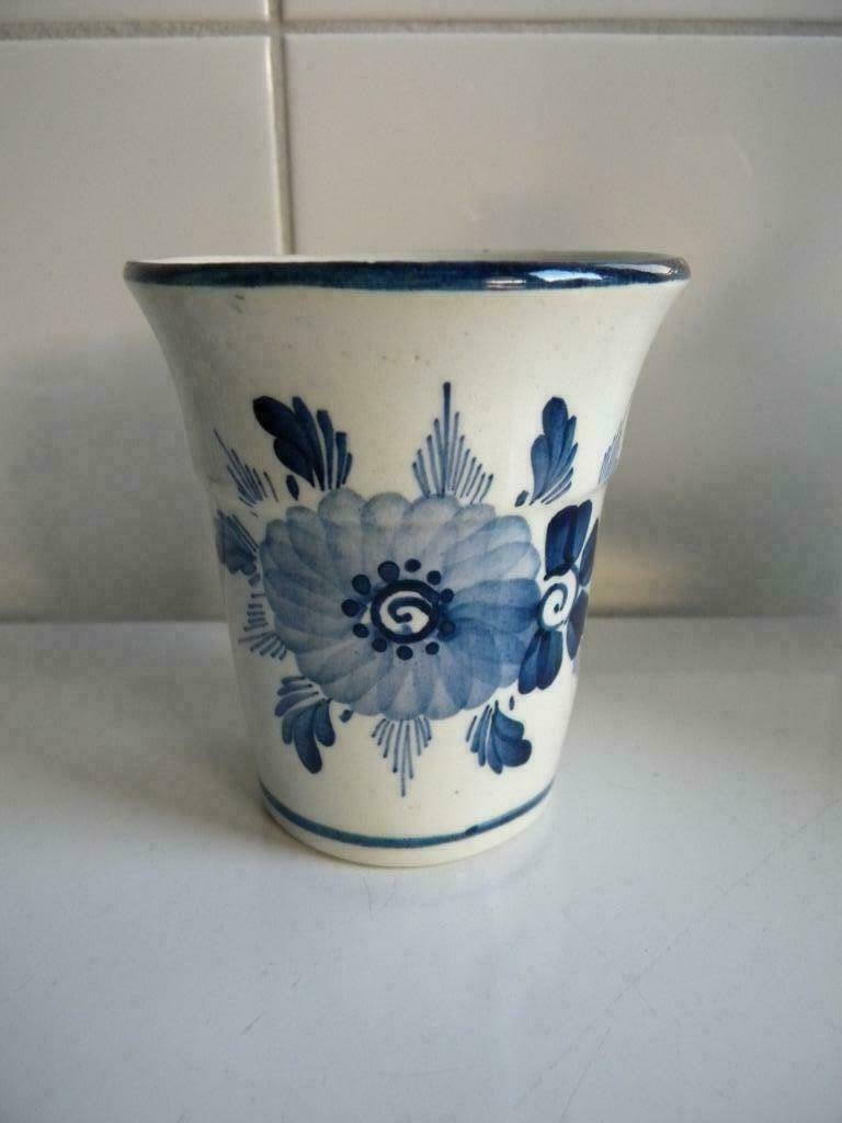LEPELVAASJE DELFTSBLAUW, EEN OUDJE, Ophalen of Verzenden