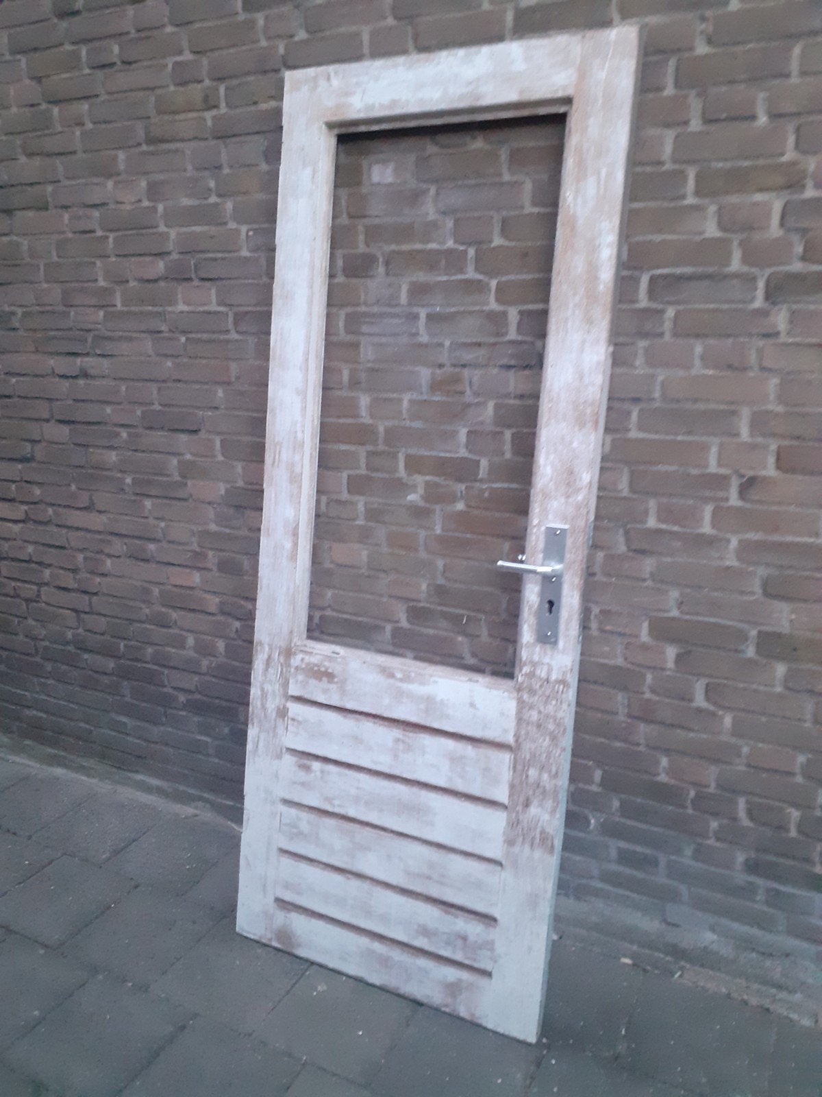 buitendeur 82 x 211 cm., Ophalen, Gebruikt, 80 tot 100 cm, Buitendeur