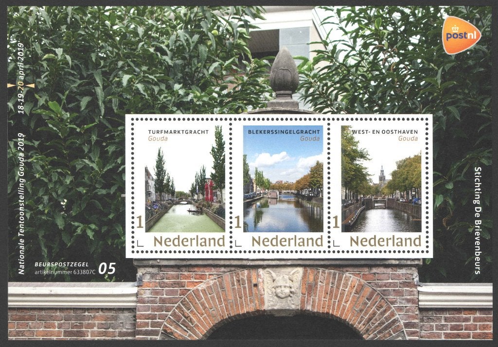 Postzegels Nationale Tentoonstelling Gouda 2019 (5), Ophalen of Verzenden, Na 1940, Postfris