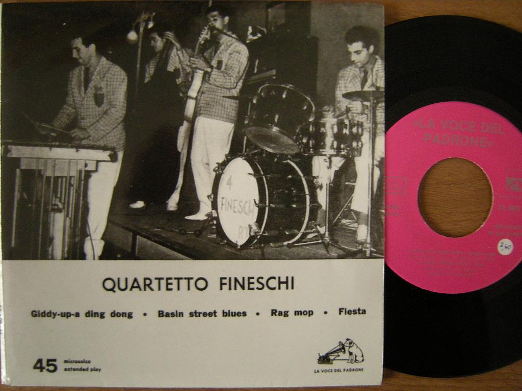 Quartetto Fineschi (Giddy-up-a-ding dong) ep., Cd's en Dvd's, 7 inch, Ophalen of Verzenden, Zo goed als nieuw, Jazz en Blues