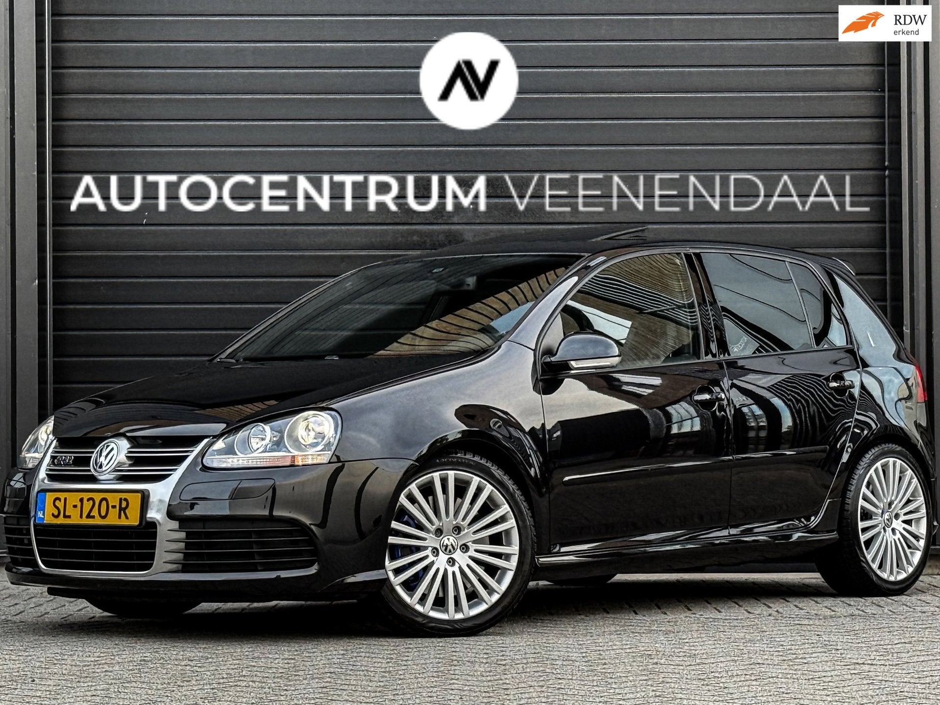 Volkswagen Golf R32 3.2 VR6 250 PK 4-Motion DSG SCHUIFDAK/MI, Dealer onderhouden, Gebruikt, Zwart, 3189 cc