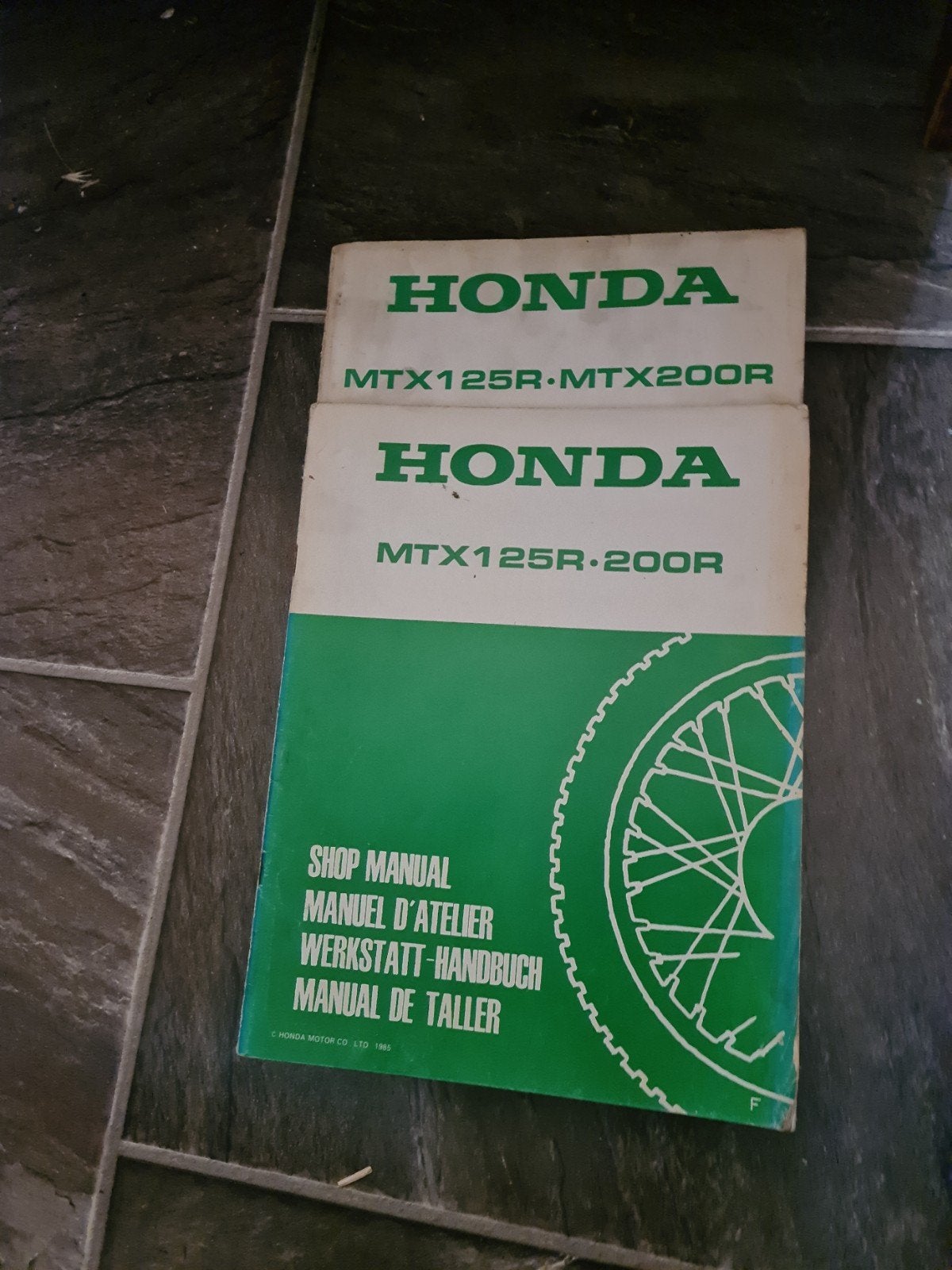 Honda MTX125R MTX200R Werkplaatshandboek Shop Manual, Ophalen