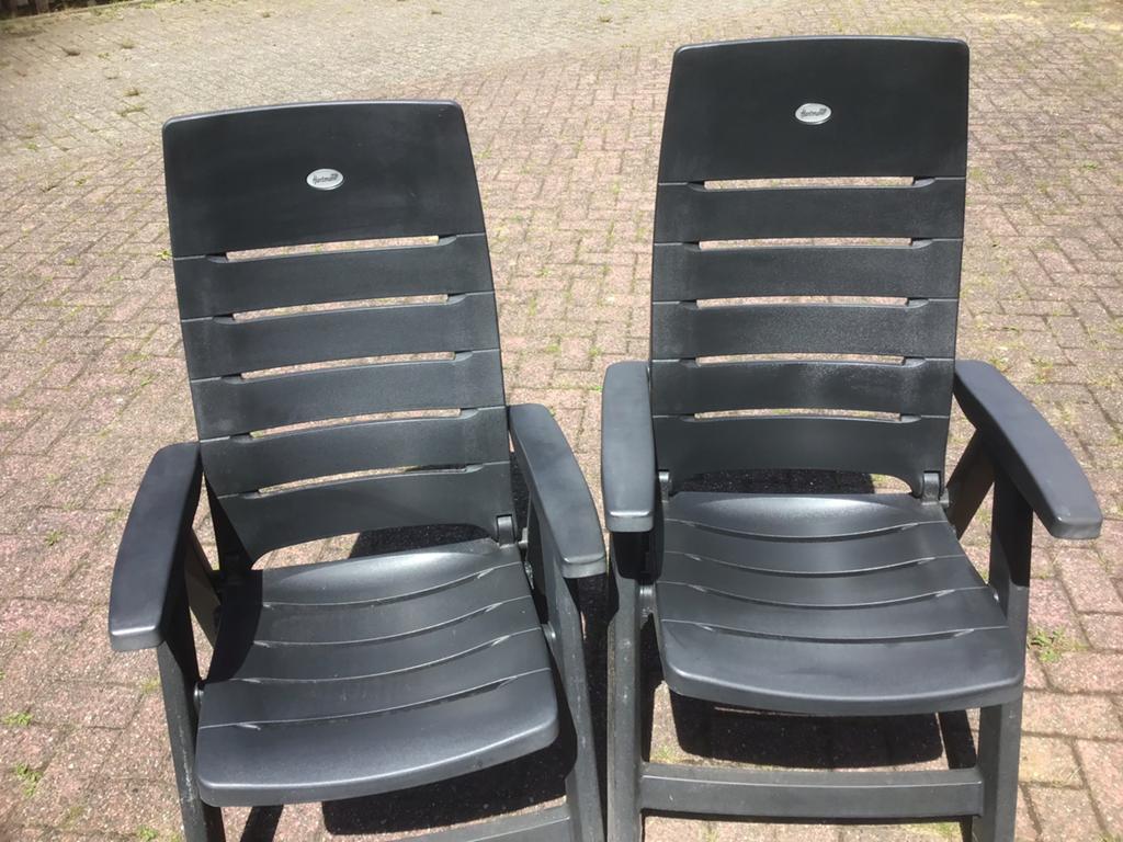 Hartman tuinstoelen, Tuin en Terras, Tuinstoelen, Ophalen, Gebruikt, Kunststof, Inklapbaar