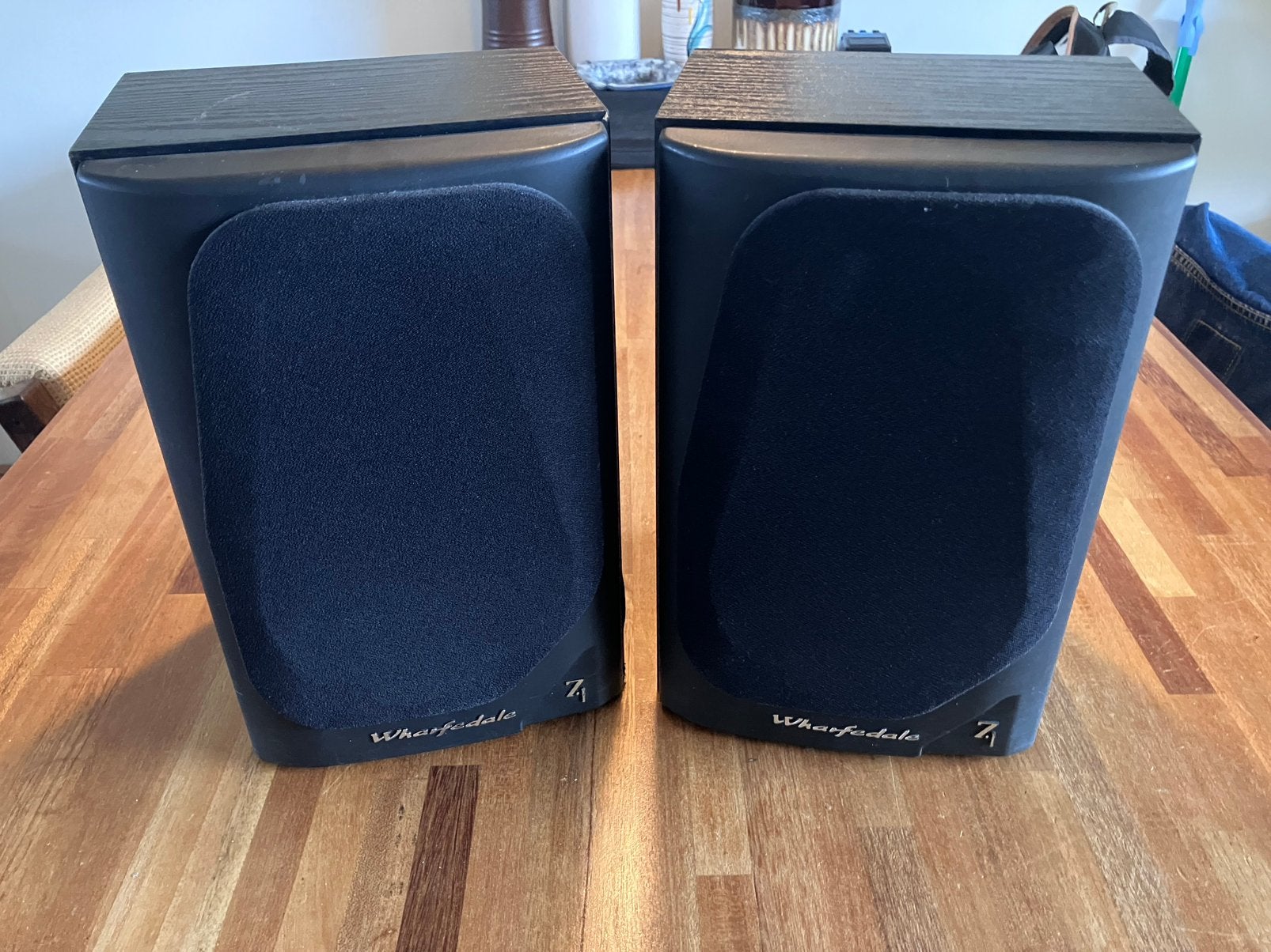 Wharfedale Diamond 7.1 speakerset – zwart – 8 ohm, Audio, Tv en Foto, Ophalen, Gebruikt, Wharfedale, 60 tot 120 watt