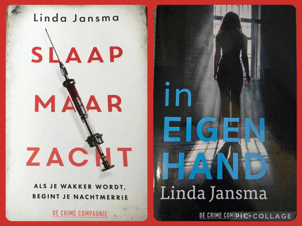 Linda Jansma Thriller Boeken: Slaap Maar Zacht & In Eigen Ha, Ophalen of Verzenden, Zo goed als nieuw, Nederland