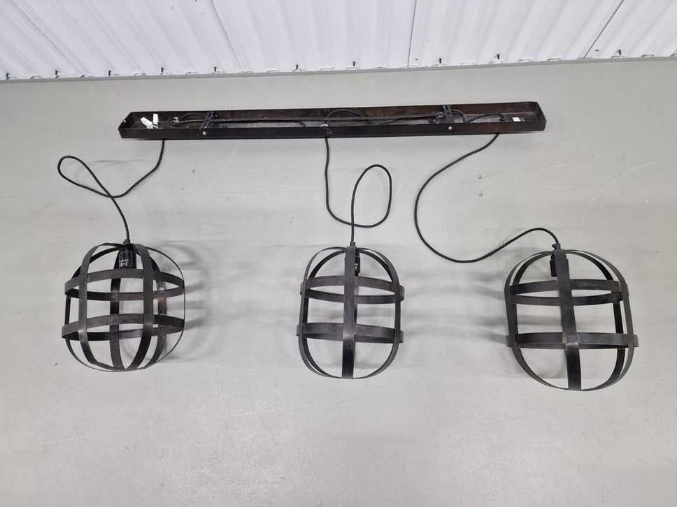 Industriële hanglamp QAZQA vintage, Huis en Inrichting, Lampen | Hanglampen, Ophalen, Minder dan 50 cm