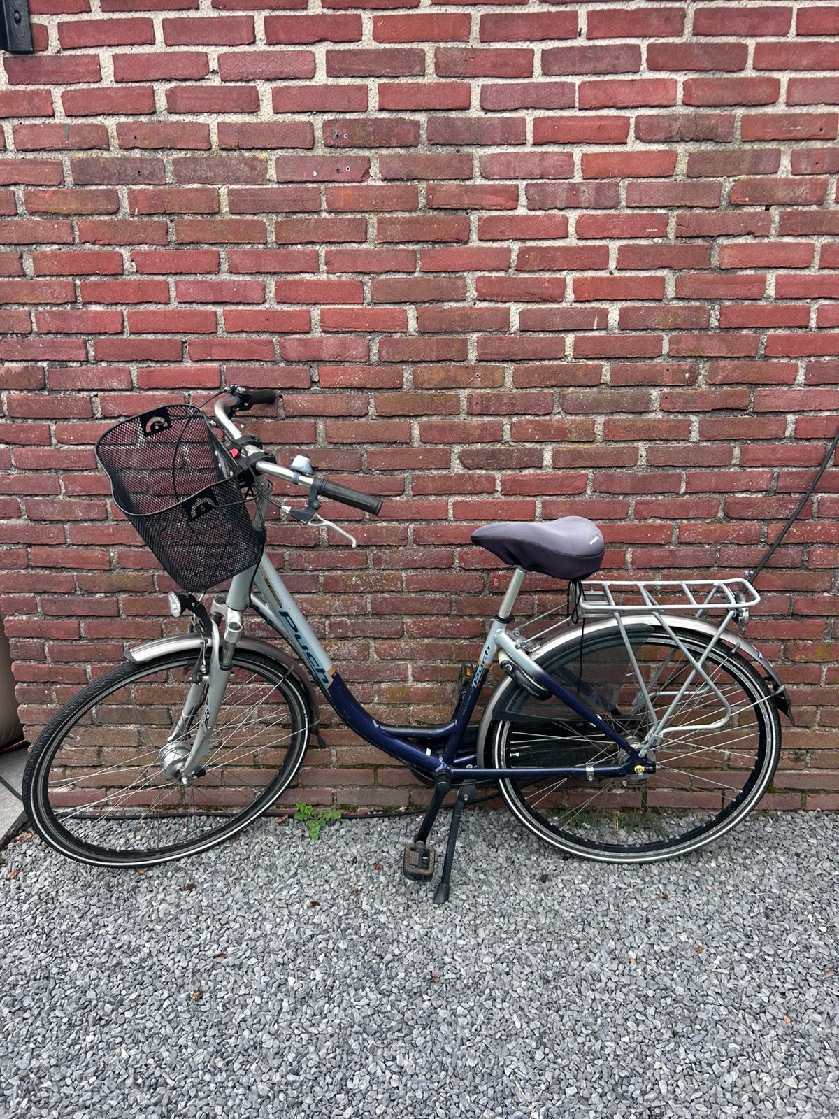 Damesfiets Puch met 3 versnellingen voorvering, Gebruikt, Versnellingen, Trommelrem, Ophalen