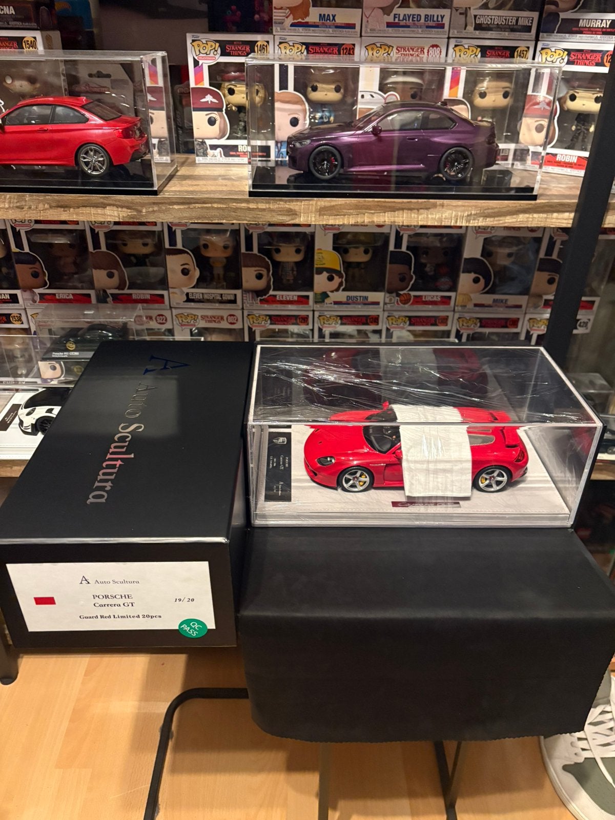 1:18 AS Porsche Carrera GT, Hobby en Vrije tijd, Modelauto's | 1:18, Ophalen of Verzenden, Zo goed als nieuw, Overige merken