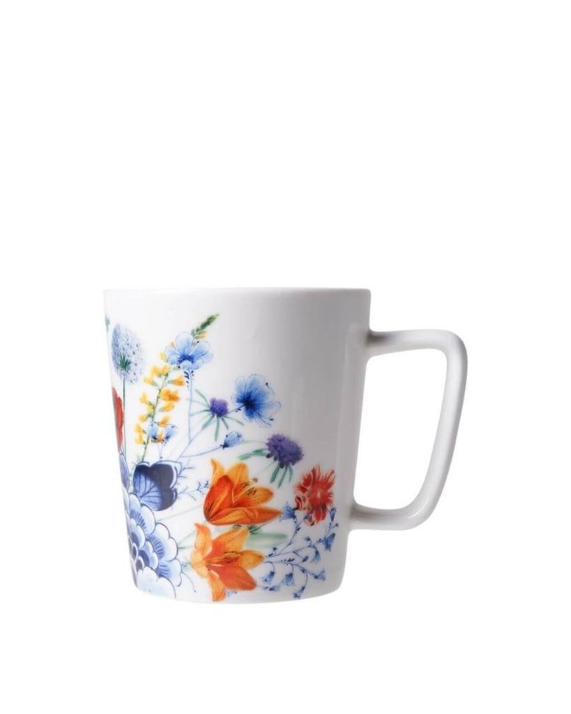 Heinen Delfts Blauw koffiemok Wildbloemen Bloemenoase 145 ml, Overige merken, Delftsblauw, Porselein, Heinen Delfts Blauw