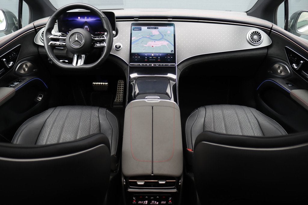 Mercedes-Benz EQS 450+ AMG Line Premium+ 108 kWh | SoH 98,58, Auto's, Mercedes-Benz, Achterwielaandrijving, Gebruikt, Zwart, EQS