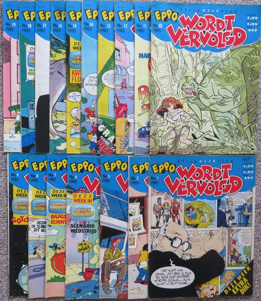 Eppo Wordt Vervolgd 1985, Boeken, Europa, Meerdere comics, Ophalen, Gelezen