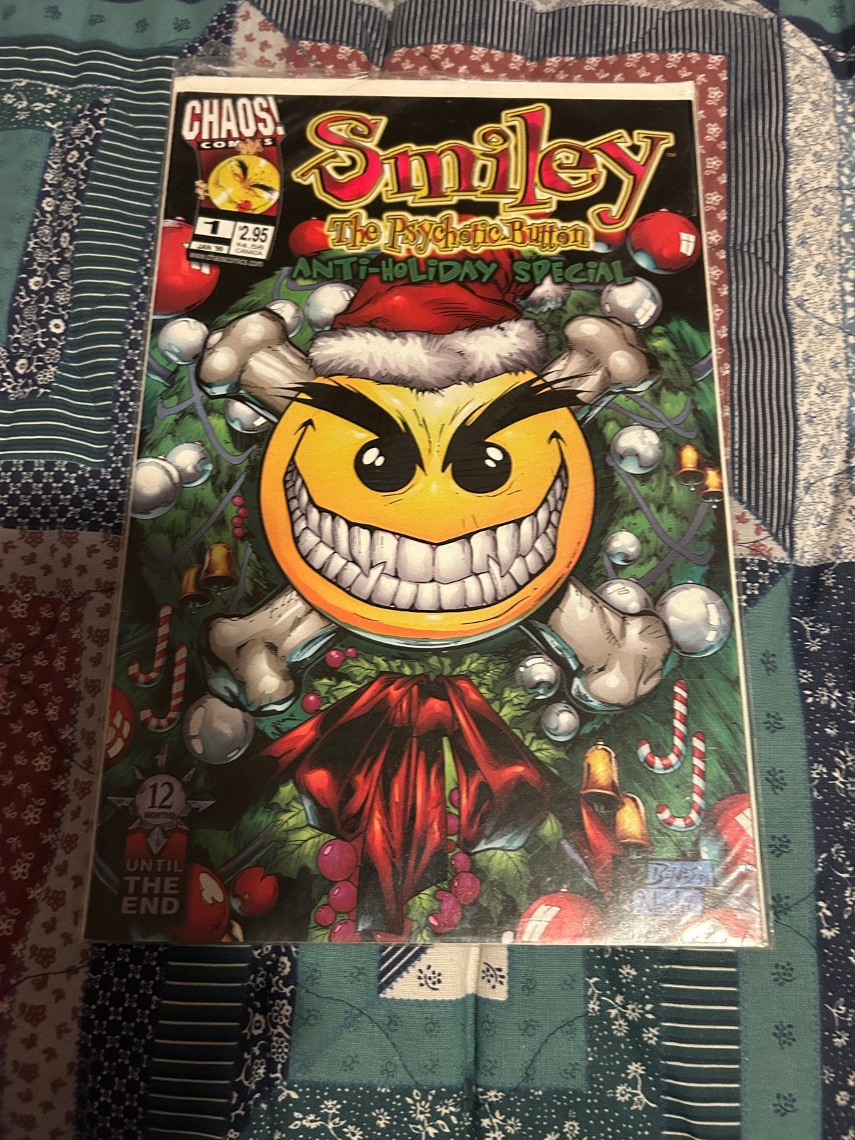057 Smiley: The Psychotic Button - Anti-Holiday Special, Eén stripboek, Ophalen of Verzenden, Zo goed als nieuw