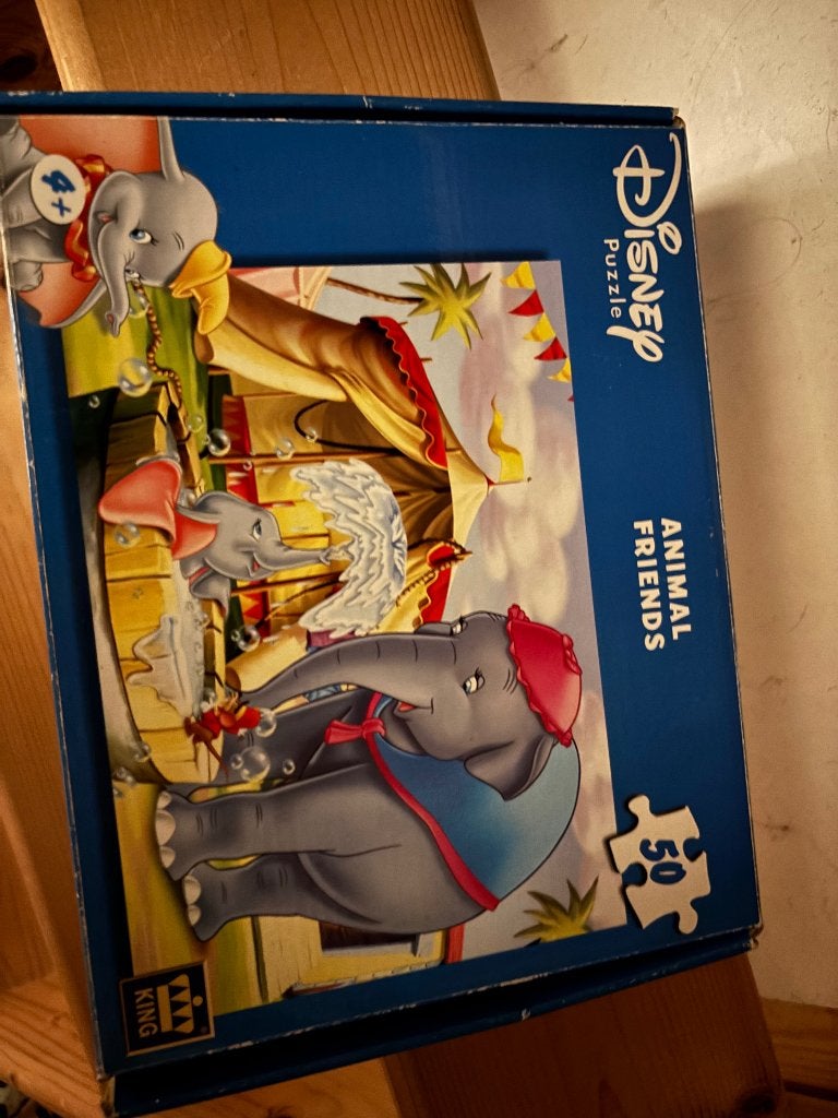 Puzzel Disney 50 stukjes, Ophalen, 10 tot 50 stukjes, Zo goed als nieuw, 4 tot 6 jaar