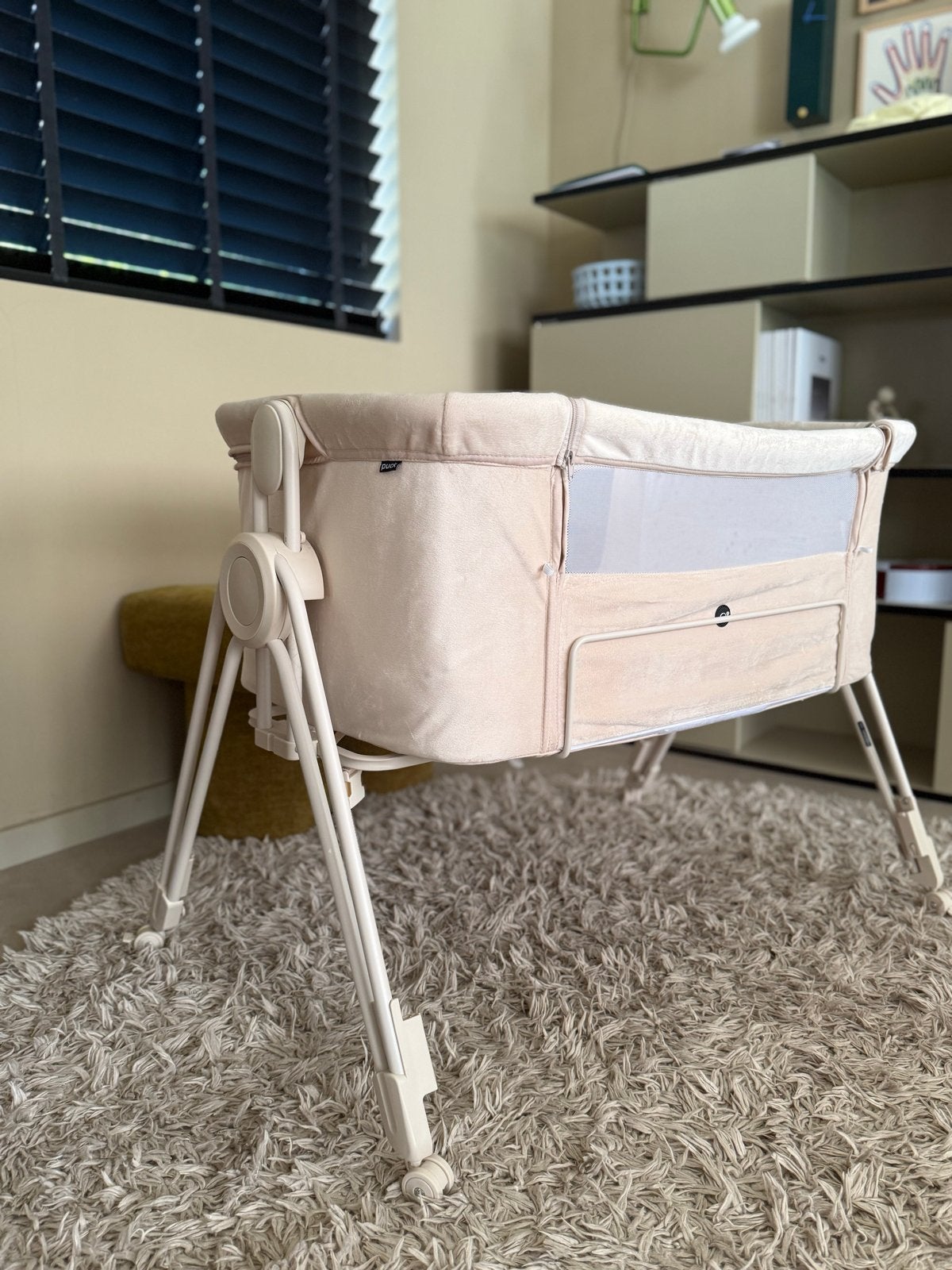 Puck co-sleeper met extra matrasje babybed wieg, Ophalen, Zo goed als nieuw, Wieg