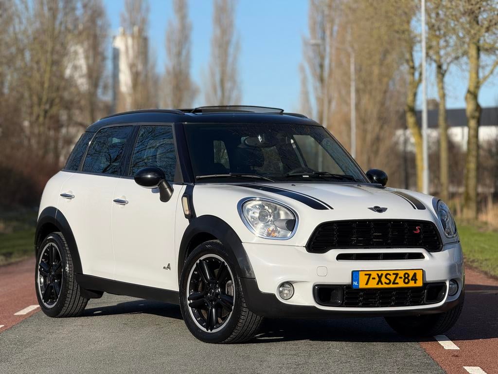 Mini Countryman AUTOMAAT 1.6 Cooper S All4 184 PK BOMVOL/NAP, 1380 kg, Wit, Leder, 1200 kg