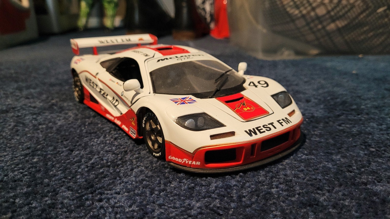 Guiloy McLaren F1 GTR 1:18, Ophalen of Verzenden, Zo goed als nieuw, Overige merken