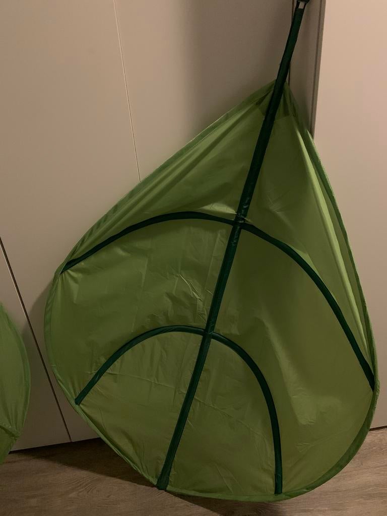 IKEA LÖVA Bedhemel, blad/groen., Ophalen, Zo goed als nieuw