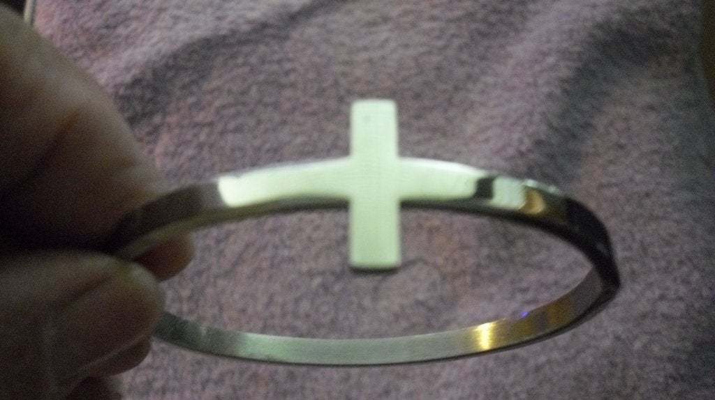 Stalen-Armband, Verzenden, Zo goed als nieuw, Zilver, Staal