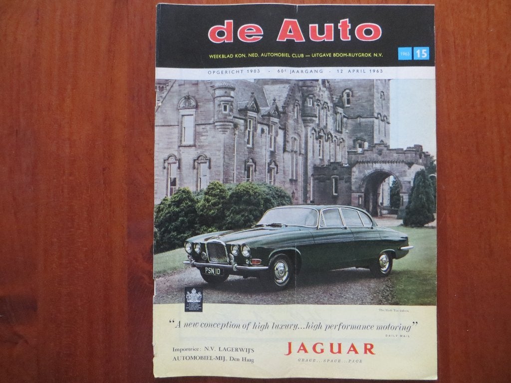 De Auto nr. 15 1963 Louwman 40 jaar in Dodge, parkeerschijf, Ophalen of Verzenden, Zo goed als nieuw, Citroën