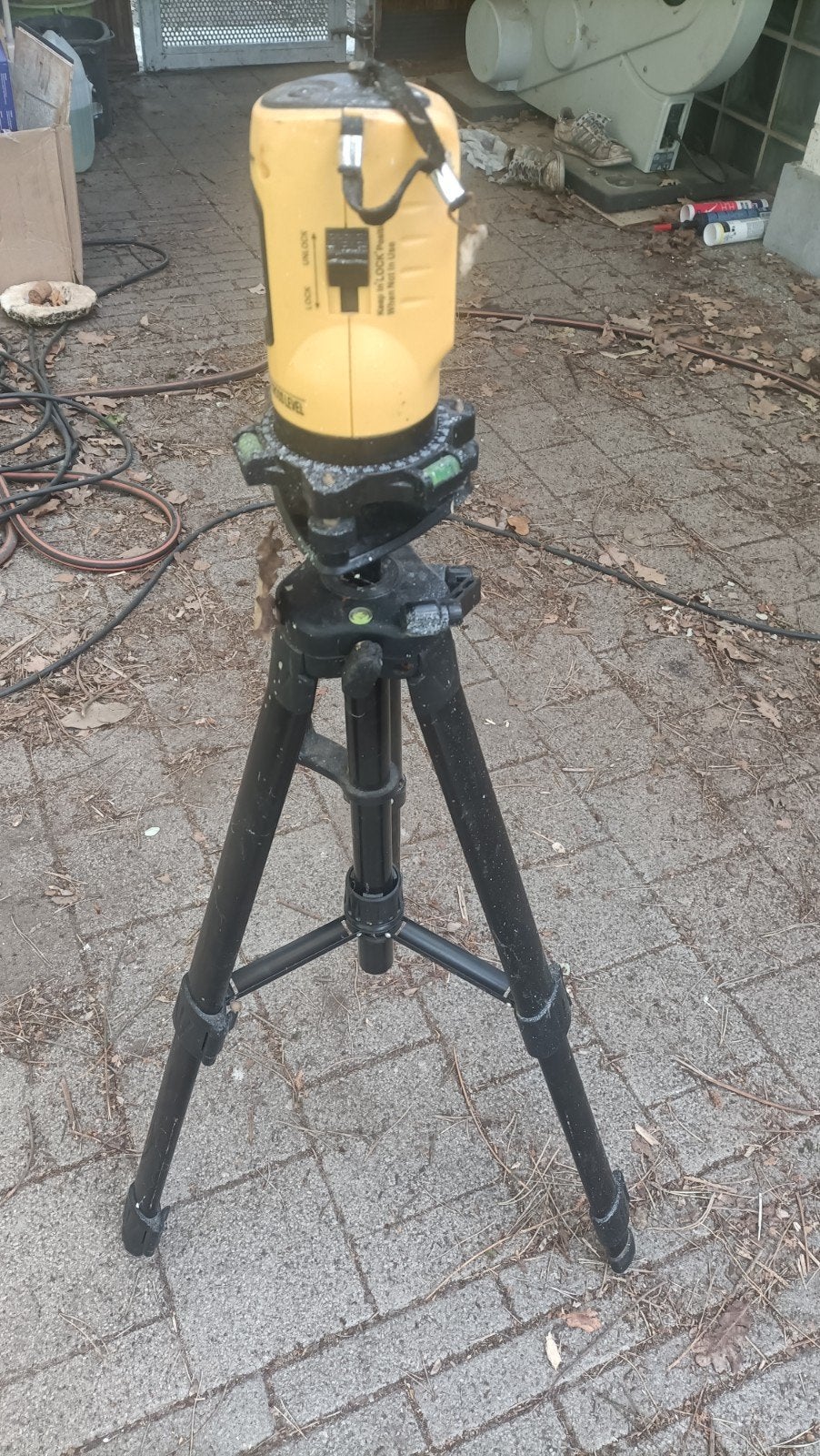 Topcraft zelfnivellerende laser met statief, Ophalen, Gebruikt, Overige meters