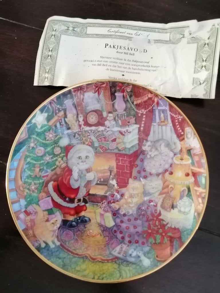 Bill Bell in Franklin Mint Verzamelwandbord, 21cm, Antiek en Kunst, Ophalen of Verzenden