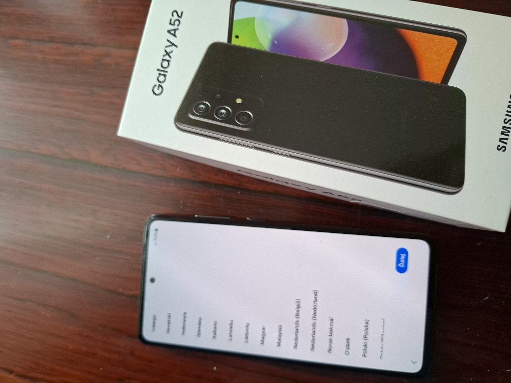 Samsung galaxy A52, Gebruikt, Zwart, Touchscreen, Ophalen of Verzenden