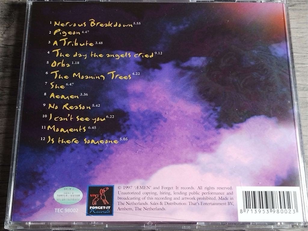 Aemen ‎– The Day The Angels Cried, Ophalen of Verzenden, Zo goed als nieuw, Poprock