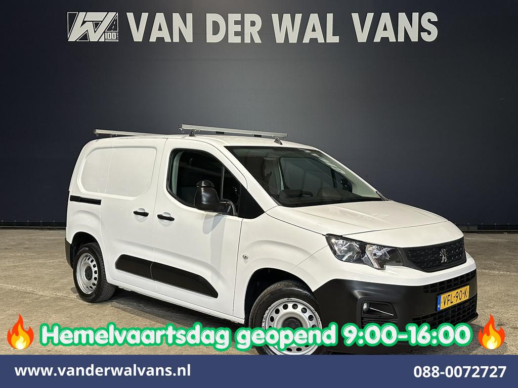Peugeot Partner 1.5 BlueHDI 102pk L1H1 Inrichting Euro6 *Rij, Voorwielaandrijving, Stof, 4 cilinders, Wit