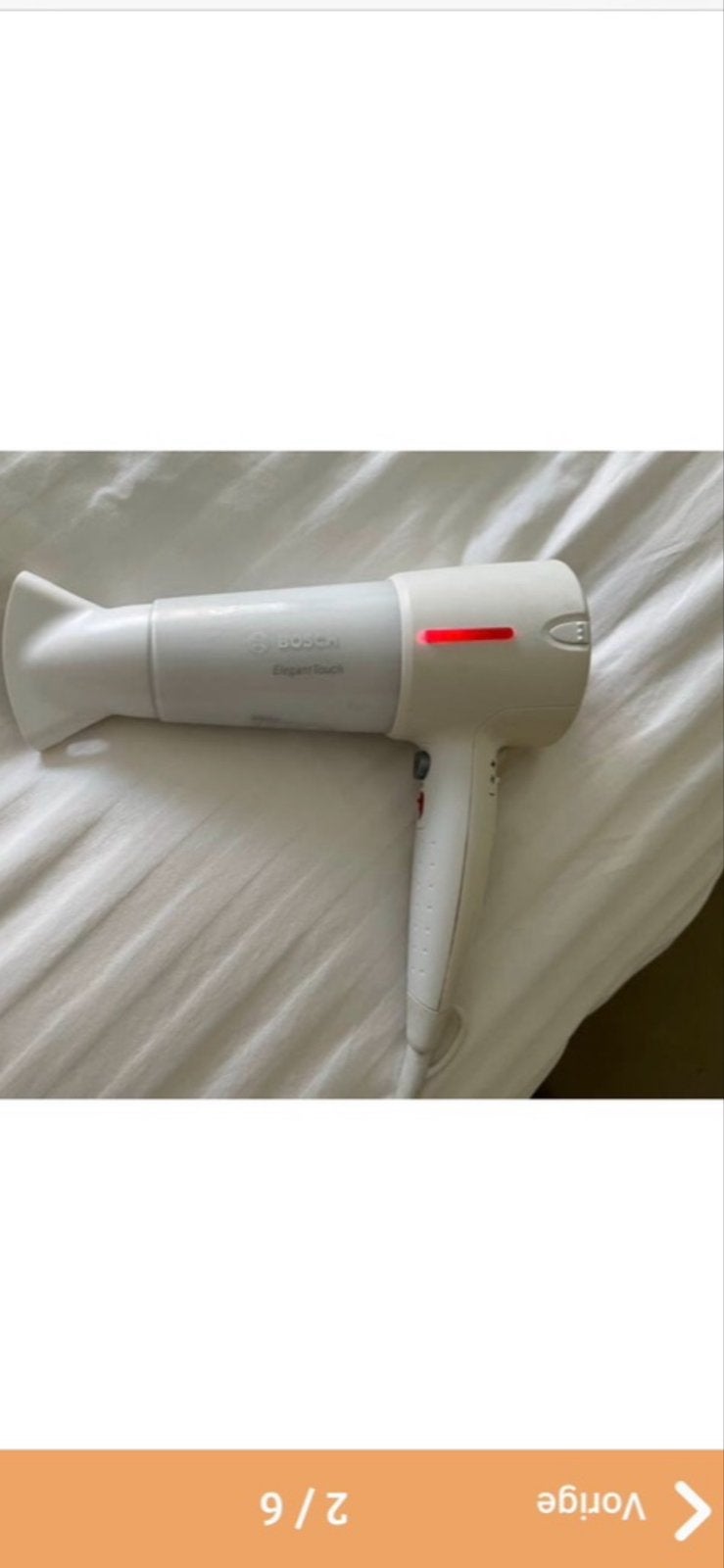 Bosch ElegantTouch haarföhn met inonenfunctie, Ophalen of Verzenden, Zo goed als nieuw, Haarverzorging