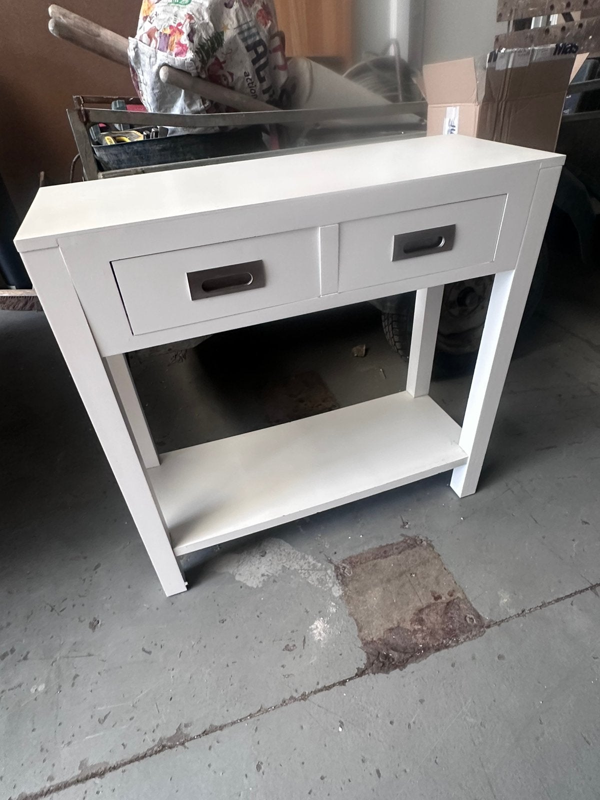 Side tafel met lades, Huis en Inrichting, Tafels | Sidetables, Ophalen, 50 tot 100 cm, Zo goed als nieuw, 25 tot 50 cm