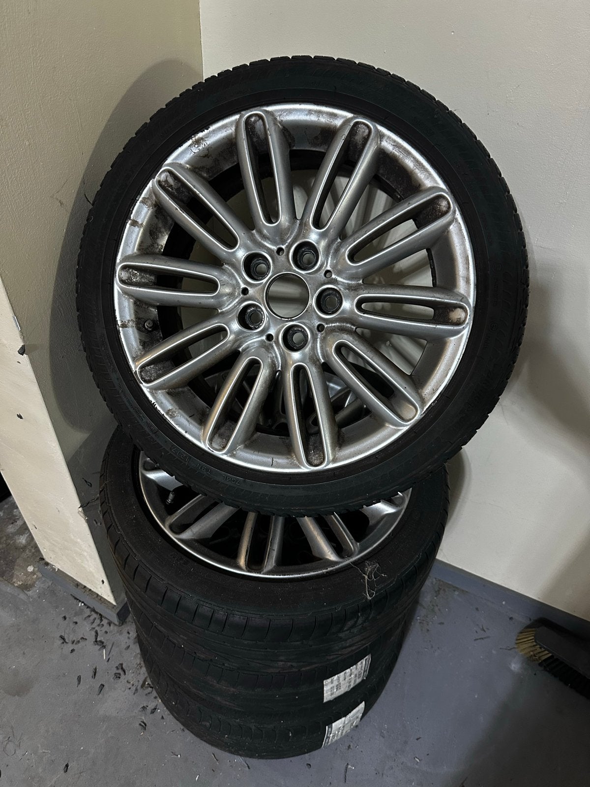 Set van 4 originele Mini velgen - 205/45R17, Auto-onderdelen, Ophalen, Gebruikt, Banden en Velgen, Mini
